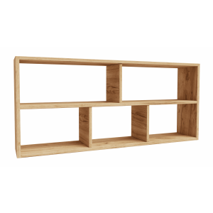 Półka na książki ozdobna wisząca P5 110x50 cm Dąb Craft